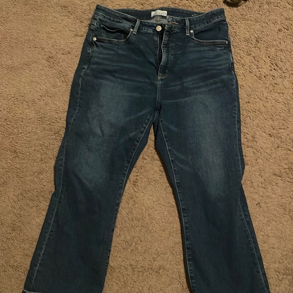 The curvy kick crop jeans